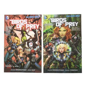 2 Birds of Prey Comic Books 1 & 2 Trouble in Mind Your Kiss Might Kill 2012 TPB